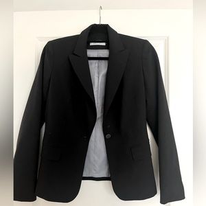 Calvin Klein Black Single Button Blazer Size 2